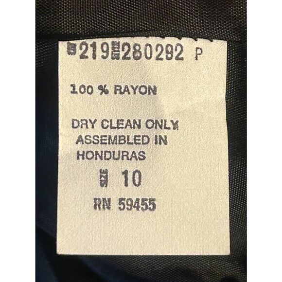 VINTAGE Gilmor Womens Lined Black White Houndstooth Blazer READ Size 10 (5176) - Picture 5 of 8